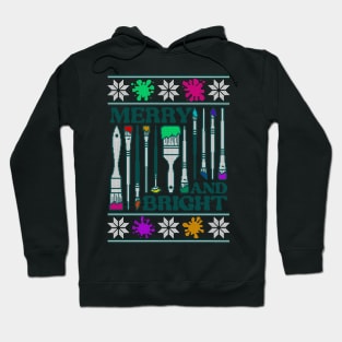 Artist Ugly Christmas Sweater Hoodie